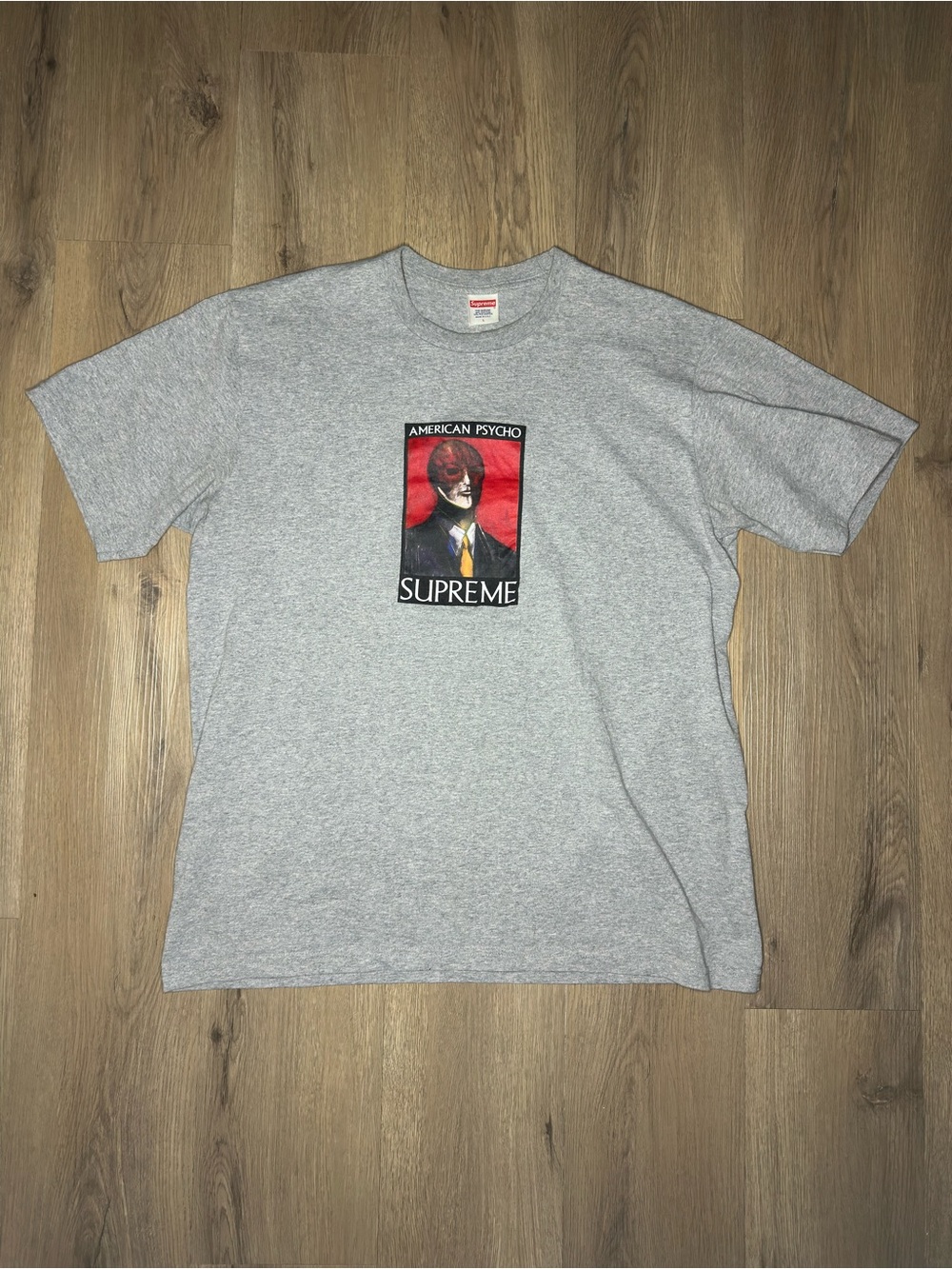 Supreme x American Psycho ‘Grey’ T-Shirt